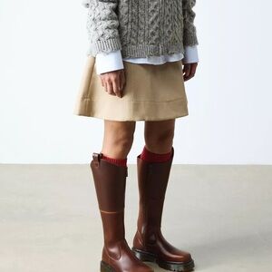 Amaayah knee high leather boots